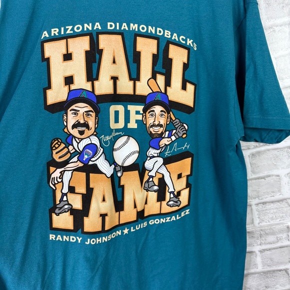 Arizona Diamondbacks Hall Of Fame Game Day Promo Crew Neck T-Shirt Mens XL - Picture 2 of 6